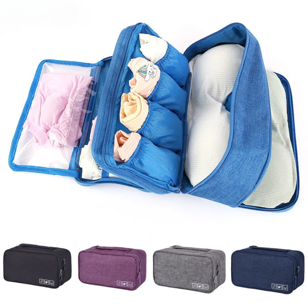 Organizador de roupa íntimas e  meias para Viagem